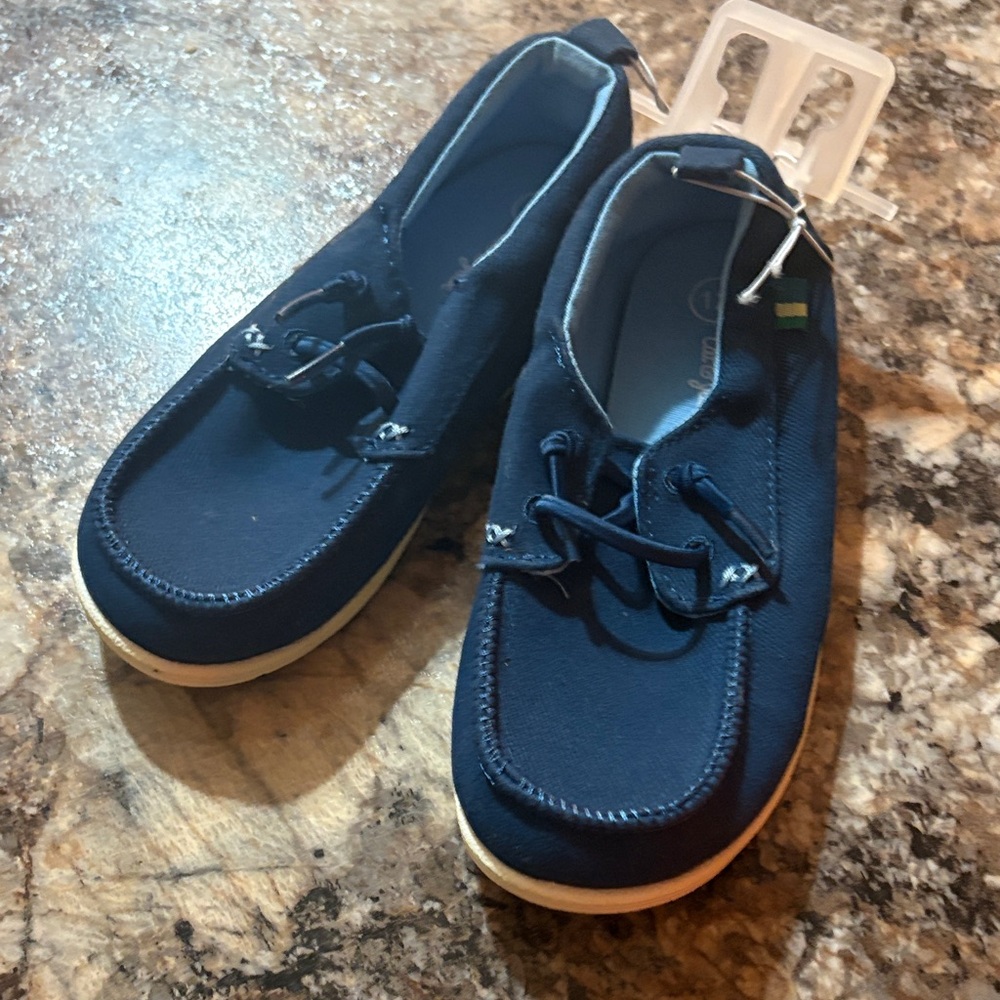 Cat & Jack Navy Boat Shoes for Men